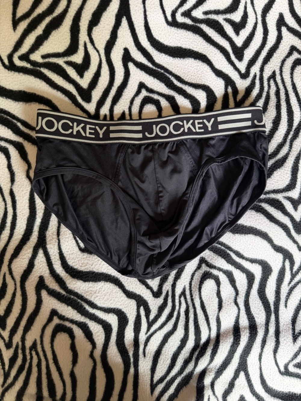 Jockey Black Men’s Briefs with Branded Waistband